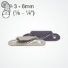 Clamcleat CL258 Racing Fine Line (Starboard)