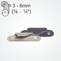 Clamcleat CL258 Racing Fine Line (Starboard)