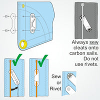 Clamcleat CL259 Racing Fine Line (Port)