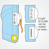 Clamcleat CL267 Racing Sail Edge cleat