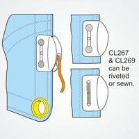 Clamcleat CL267 Racing Sail Edge cleat