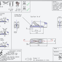 Clamcleat CL272 Nylon Mk2 Junior