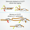 Clamcleat CL278 Side entry Racing Micros (Port)