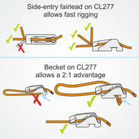 Clamcleat CL278 Side entry Racing Micros (Port)