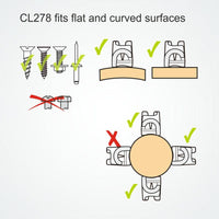 Clamcleat CL278 Side entry Racing Micros (Port)