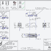 Clamcleat CL278 Side entry Racing Micros (Port)
