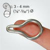 Clamcleat CL5001 - Q-Lok. Quickly adjust rope length.