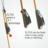 Clamcleat CL702 Aluminium Boom Cleat.