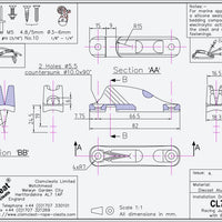 Clamcleat CL704 Racing junior Mk1 with Becket