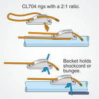 Clamcleat CL704 Racing junior Mk1 with Becket
