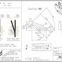Clamcleat CL716 Very Small Alloy Insert Cleat