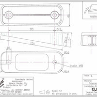 Clamcleat CL805 - Tapered Pad
