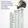 Clamcleat CL814 Keeper for CL203 &  MK1 Juniors