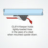 Clamcleat CL814 Keeper for CL203 &  MK1 Juniors