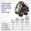 Clamcleat CL815 Keeper for CL211 MK2