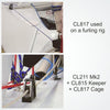 Clamcleat CL817 Cage for CL211 MK2