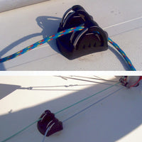 Clamcleat CL825CKC XD Twin Training Cleat  for ropes 3-6mm