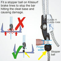 Clamcleat CL826-11 - Alloy Aero Cleat for ropes 4-6mm