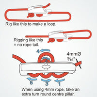 Clamcleat CL826-72 - Nylon Aero Cleat for ropes 4-6mm