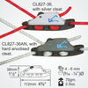 Clamcleat CL827-36 - Aero Base with CL236 Roller Fairlead Cleat for ropes 4-6mm