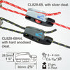Clamcleat CL828-68 - Alloy Micro Aero Cleat for ropes 3-4mm