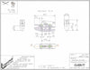 Clamcleat CL828-77 - Side-Entry Alloy Micro Aero Cleat for ropes 3-4mm