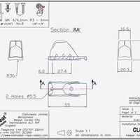 Clamcleat CL815 Keeper for CL211 MK2