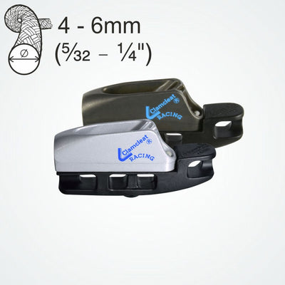 Clamcleat CL826-11 - Alloy Aero Cleat for ropes 4-6mm