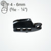 Clamcleat CL826-72 - Nylon Aero Cleat for ropes 4-6mm