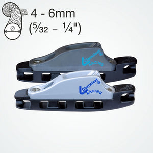 Clamcleat CL827-11 - Aero Base with Mk1 Racing Junior for ropes 4-6mm
