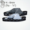 Clamcleat CL827-18 - Aero Base with Side Entry Cleat (Port) for ropes 4-6mm