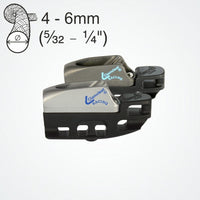 Clamcleat CL829-11 - Alloy aero cleat for ropes 4-6mm