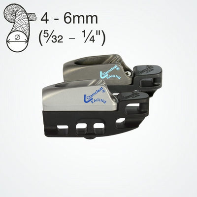 Clamcleat CL829-11 - Alloy aero cleat for ropes 4-6mm