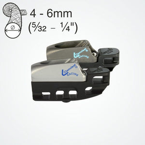 Clamcleat CL829-11 - Alloy aero cleat for ropes 4-6mm