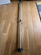 Telescopic aluminium awning support pole 86-137 cm with rubber sucker ends for non slip support