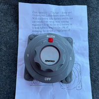Marine Battery Switch – Rated to 300Amp - 6, 12,24, or 32V  3 position