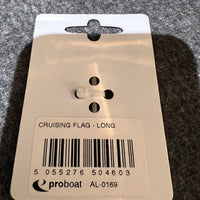 Single Sailing Boat Burgee Triangle shape by Allen PINK