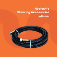 Hydraulic hoses (x2) Factory Crimped End Connectors CT-3.0