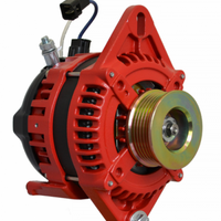Alternator, AT Series, 165a, 12v, SingleFT, 1-2in, K6Pul, IsoGrd