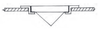 Davey & Co 2414 Deep Frame Oblong Deck Prism