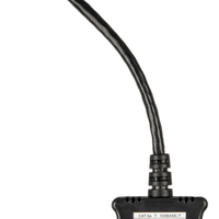 RJ45-splitter - 1xRJ45 male/15cm cable/2xRJ45 female