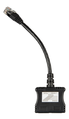 RJ45-splitter - 1xRJ45 male/15cm cable/2xRJ45 female