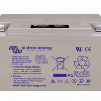 Victron 12V GEL deep cycle battery - 80 ah @ C10, 90 ah @ C20