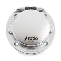 Ratio 16A Inlet - Polyamid Inlet Chrome Plated