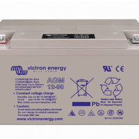 Victron 12V AGM deep cycle battery - 80 ah @ C10, 90 ah @C20