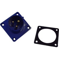 Splashproof Low Profile Boat Inlet (male) iP44 16 amp SF-513
