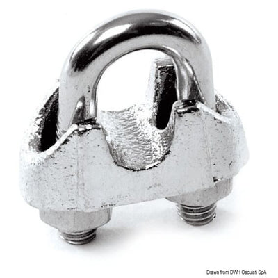 U-bolt Clamp AISI 316 4/5 mm 04.181.02