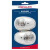 Evoled Navigation Lights White ABS Left + Right (Blister)
