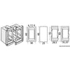 Plastic Bezel for Switch, Central Insert 14.197.21