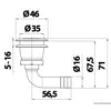 Flush-mount fuel vent made of stainless steel